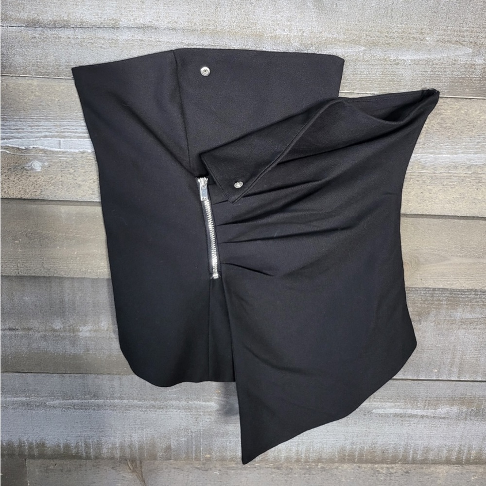 Zara Asymmetrical Black Top